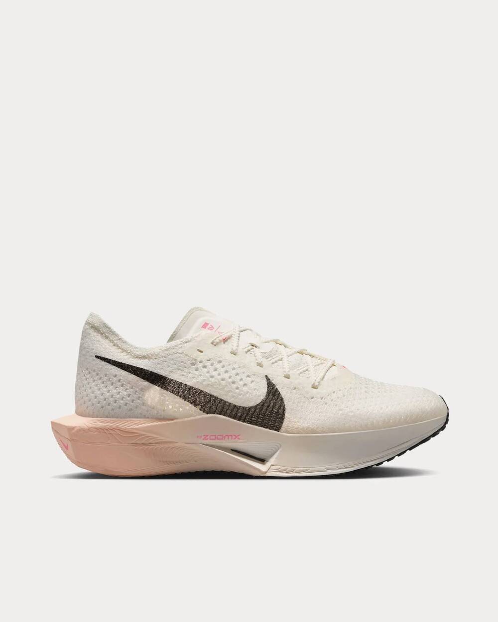NEW NIKE women's vaporfly 3 running shoes in sail guava ice
